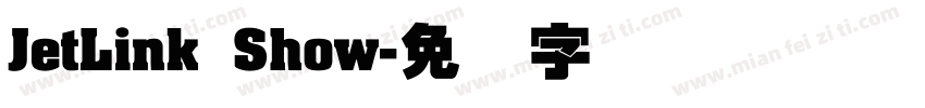 JetLink Show字体转换